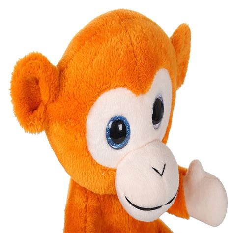 Mirada 25cm Monkey with Glitter Eye Soft Toy — Toycra