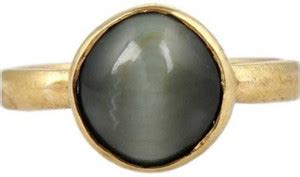 Chopra Gems Cat Eye Natural & Certified Ring Positive Effect Both for ...