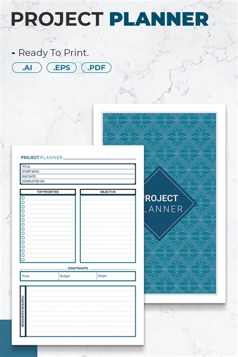 Image result for Project Planner Template