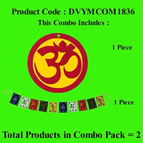 Buy Divya Mantra Tibetan Prayer Flags Aum Mani Padme Hum Om Indian ...