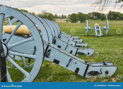 Revolutionary War Cannons stock photo. Image of barrel - 26448504