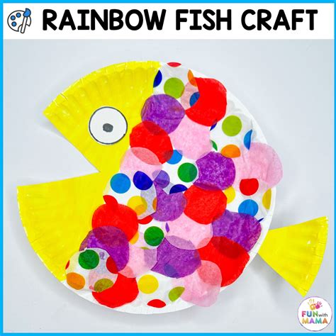 Easy Preschool Rainbow Fish Craft - Fun with Mama