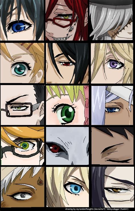 kuroshitsuji (black butler) character eyes by MyRandomThoughts on ...