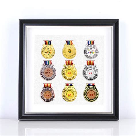Buy XIBALI Large Medal Display Cabinet, Medal Storage Box,Badge Sign ...