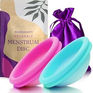 Ecoblossom Reusable Menstrual Disc - Set of 2 Menstrual Cup - Soft ...
