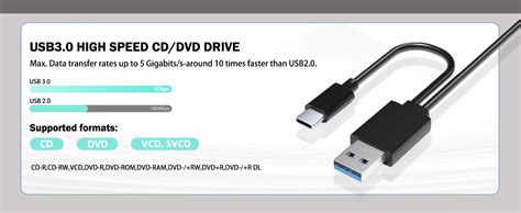 SANCY Ultra Slim 12.7mm USB 3.0 External Optical Drive Enclosure ...