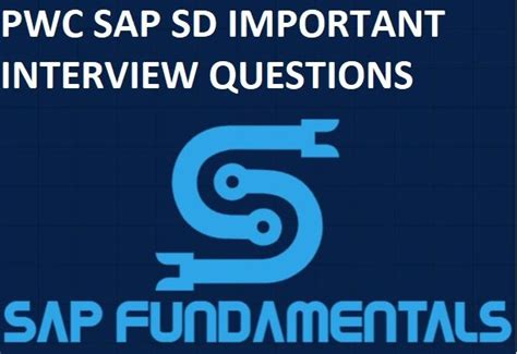 PWC SAP SD IMPORTANT INTERVIEW QUESTIONS