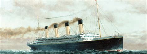 Download wallpaper The sky, Sea, Figure, Wave, Liner, Titanic, The ship ...