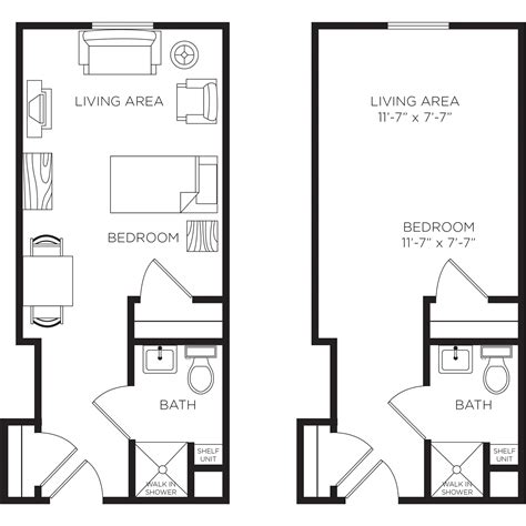 Assisted Living Floor Plans Kingsport TN – Asbury Place Steadman Hill