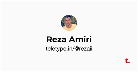 Reza Amiri — Teletype
