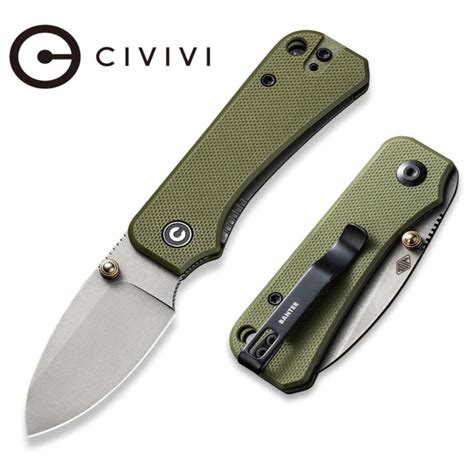 Civivi Green Micarta Baby Banter | Red Hill Cutlery