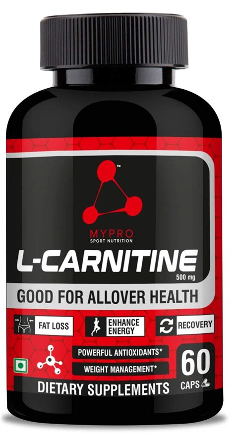 Mypro Sport Nutrition L-Carnitine, L-Tartrate for | Fat Loss | Muscle ...