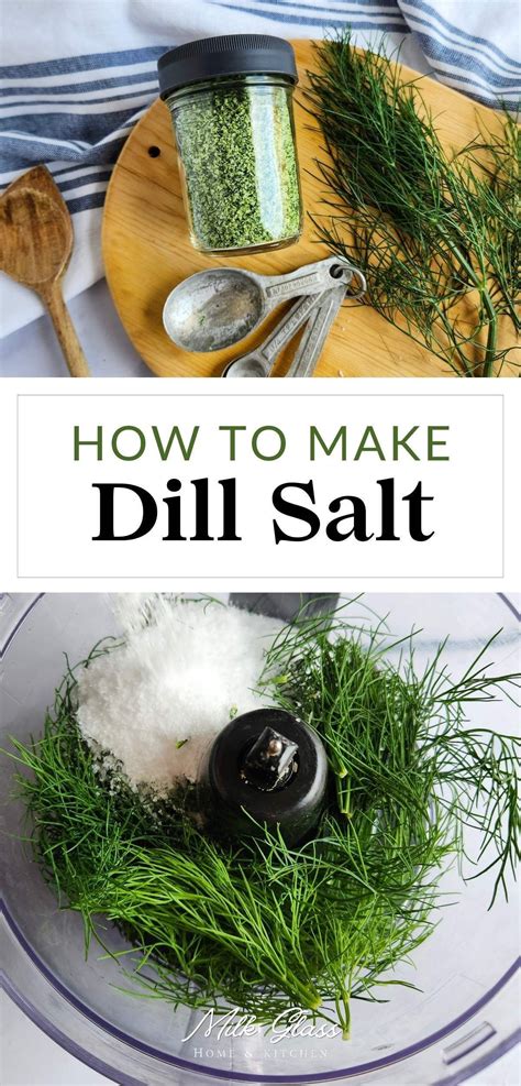 Dehydrated Dill Salt Recipe | Herb salt recipe, Infused salt recipes ...