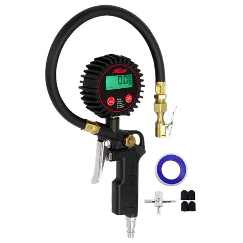 Milton MIL507KIT Digital Tire Inflator w/ Accurate Tire Pressure Gauge ...