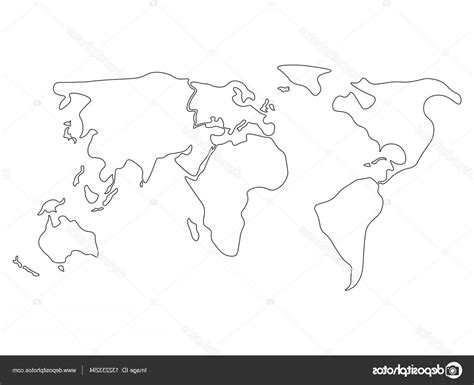 World Map Simplified 的图像结果