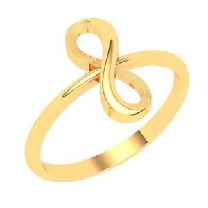 P.C. Chandra Jewellers Womens 14Kt (585) Yellow Gold Infinity Design ...