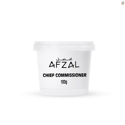 Buy Afzal Chief Commissioner Hookah Flavor - 100g | Premium & Original ...