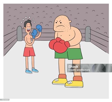 Boxing Match Cartoon 的图像结果