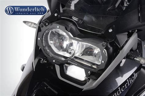 BMW GS PROTECTION - HEADLIGHT GUARD FOLDABLE (LEXAN CLEAR) - WUNDERLIC ...