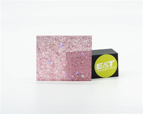 Pink Heart Sparkle ST-G403 - E&T Plastics.