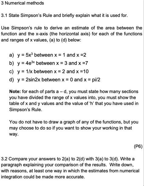 Image result for Simpson S Rule Numerical Method Problem