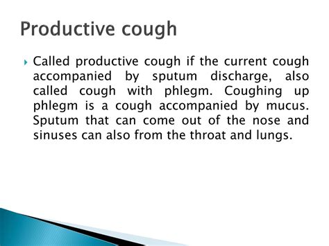 PPT - The Types of Cough PowerPoint Presentation, free download - ID:484909