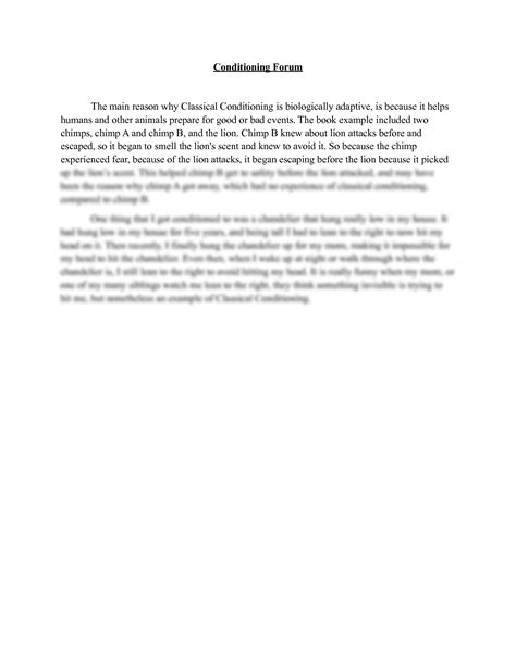 SOLUTION: Psyc 2301 north lake college psychologyforum ...