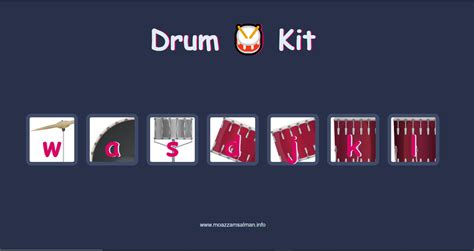 JavaScript Drum Kit 的图像结果