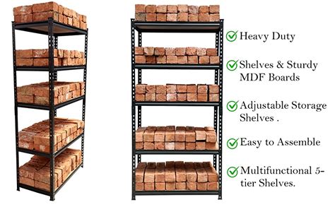 STAR WORK Adjustable Section Rack & Shelves Industrial Storage Shelving ...