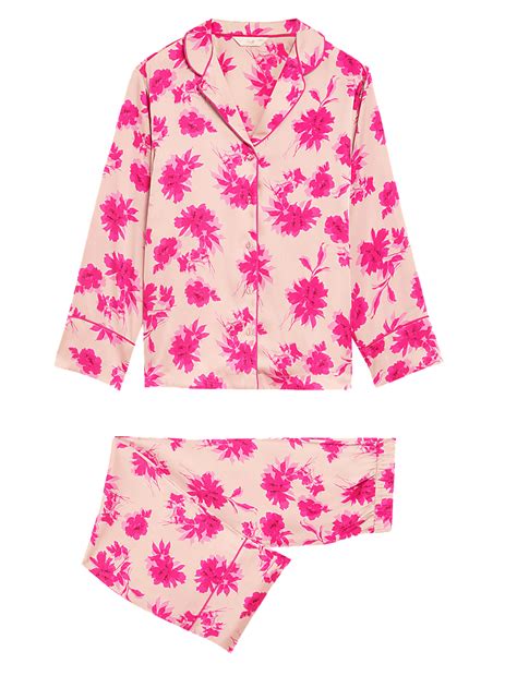 Buy Laylani Satin Floral Pyjama Set at Marks & Spencer