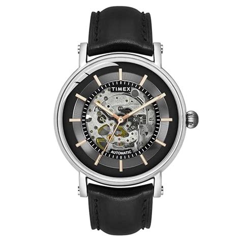 TIMEX Automatic Analog Black Dial Men's Smart Watch - TWEG16716 ...
