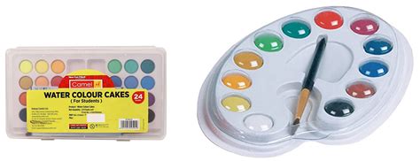 Camel Camlin Kokuyo 3739515 Student Water Color Cakes - 24 Shades ...