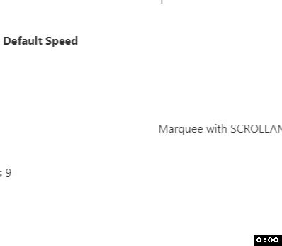Image result for Marquee Tag in HTML Speed