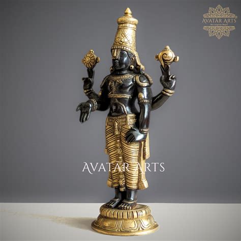 Buy Brass Venkateswara Idol for pooja room |lord venkateswara swamy ...