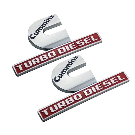 Engine Brand Decals 2 Cummins Emblem Decal Stickers - Diesel Power ...