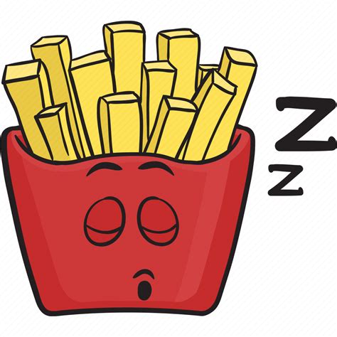 Cartoon, emoji, fast, food, french, fries, fry icon - Download on ...