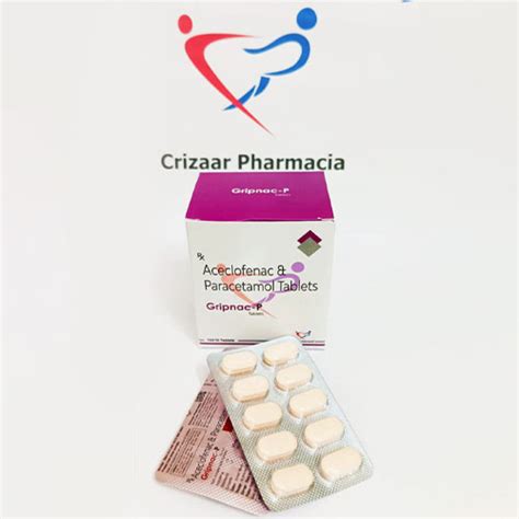 Gripnac-P Tablets Crizaar Pharmacia