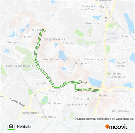 279E BPSHBLD45G Route: Schedules, Stops & Maps - Hebbala (Updated)
