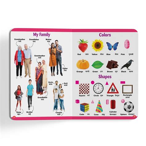 All In One Laminated Board Book English - Hindi For Kids – Snooplay