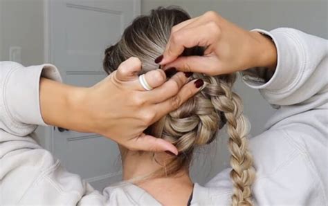 Image result for French Braid Updo Tutorial