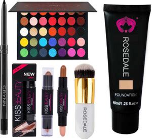 ROSEDALE Crynn Ultimate Color Studio Eyeshadow Palette & Kiss Beauty ...