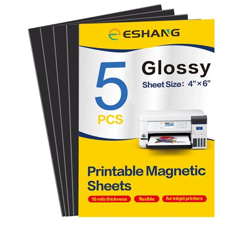 5-Sheets-Printable-Magnetic-Sheets-Make-Refrigerator-Photo-Magnet ...