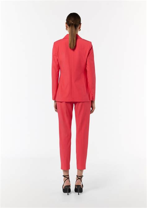 Stretchy, fitted, viscose blend blazer - pink | Comma