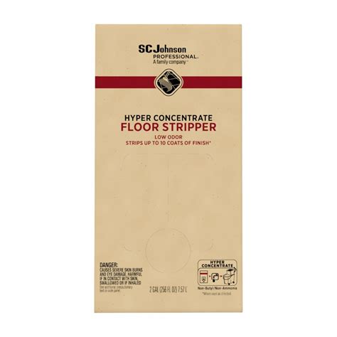 SC JOHNSON PROFESSIONAL, Bag, 2 gal Container Size, Floor Stripper ...
