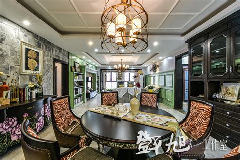 长沙装饰公司之美式风格餐厅设计-湖南上东装饰工程有限公司