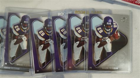 Lot Detail - Adrian Peterson Rookie Football Card Collection