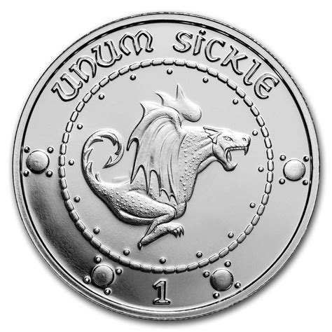 Harry Potter 1 oz Silver Currency: Gringotts Sickle Round - Walmart.com
