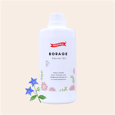 Borage Oil – Cold Pressed Starflower Carrier Oil | Maduras Herbals ...