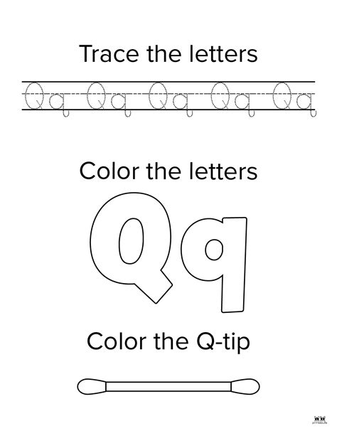 Letter Q Worksheets - 50 FREE Printables | Printabulls