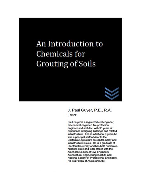 An Introduction To Chemicals For Grouting Of Soils Geotechnical ...